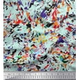 thumbnail image 1 of Soimoi Modal Satin Fabric Multicolor Texture Decor Fabric Printed Yard 42 Inch Wide, 1 of 3
