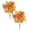 Orange*2, variant on Artificial Fall Flowers Bouquet Orange Faux Flowers for Home Decor, Fall Decorations for Home, Table Centerpiece, Wedding and Thanksgiving