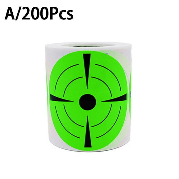 Self Adhesive Shooting Targets Paper,Bright Fluorescent Shooting Targets for Range S8Z0