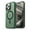Darkgreen, variant on ShellTech Magnetic Protective Case Cover For Apple iPhone 16e Shock-Absorbent PC+TPU Back Cover Anti-Scratch Anti-Fingerprint Matte Non-Slip Wireless Charging Dust Proof,Black