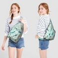 thumbnail image 4 of Tropical Bird Print Sling Backpack – Colorful Hand-Drawn Watercolor Birds & Floral Crossbody Bag for Travel & Hiking, 4 of 4