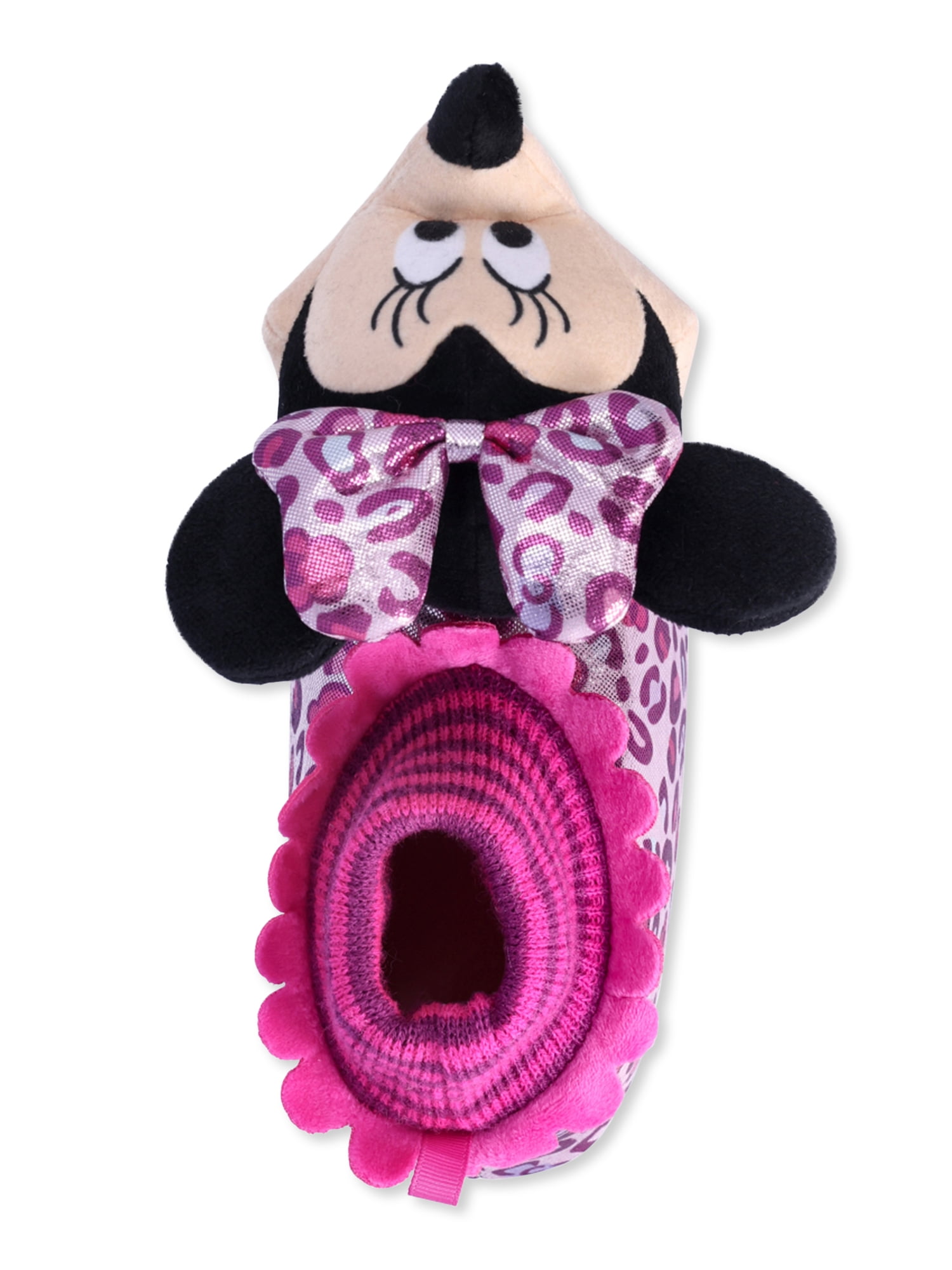 Minnie Mouse Toddler Girls Slippers, Sizes 5/6-11/12