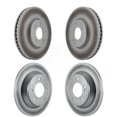 thumbnail image 1 of Genius Front Rear Coated Disc Brake Rotors Kit for Car 2014-2017 Kia Rondo KG-101024, 1 of 9