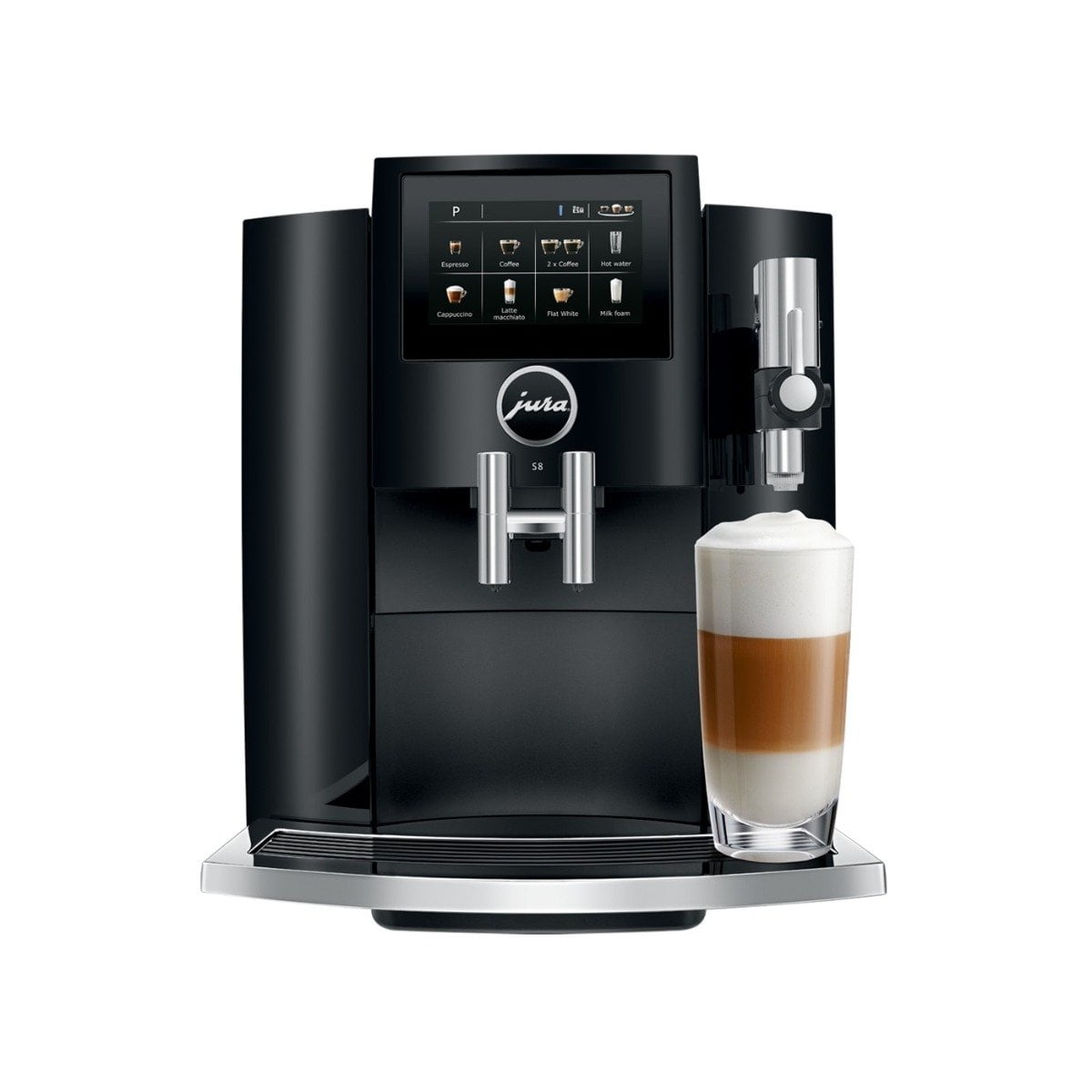 Drama hoofdpijn verzoek Jura S8 Multifunction Automatic Coffee & Espresso Machine | Piano Black -  Walmart.com