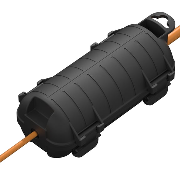 Extension Cord Cover Outdoor, Cord Connector Protector lP54 Water-Resistant, Indoor Electrical Safety Boxfor Plug Outlet Tool Holiday Light Black