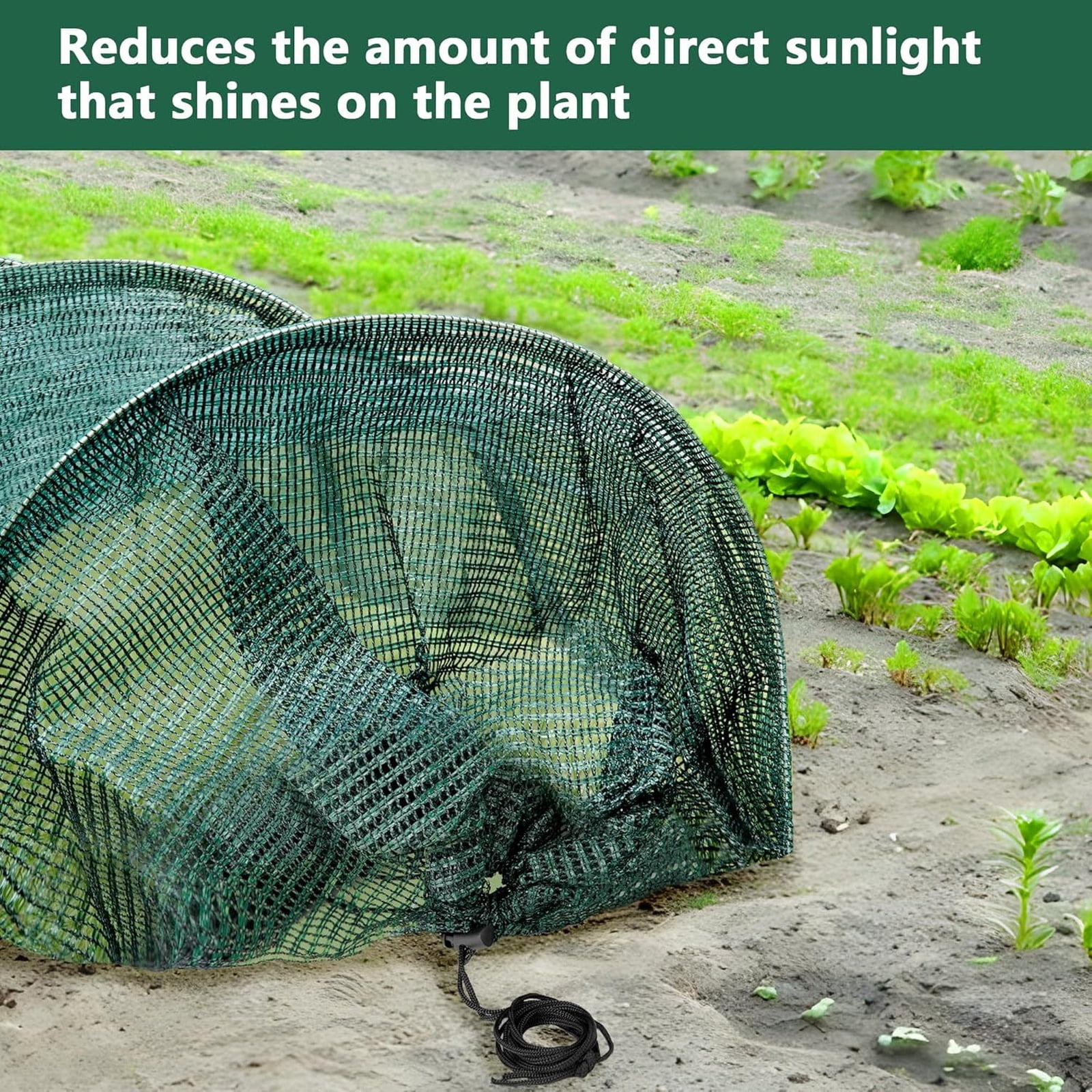 1 Pc Portable Greenhouse Tunnel Shade Net Cover, 2 In 1 Quick-Release Garden Netting For Vegetables Plant Cover, Insect & Bird Protection Cover For Garden，118" x11.8" x11.7"