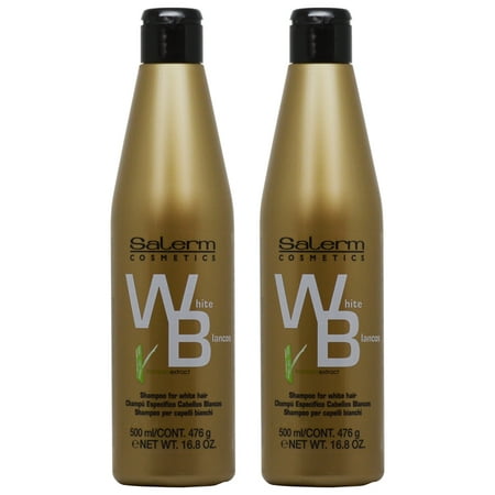 Salerm Cosmetics White Hair Shampoo 16 8oz Pack Of 2 Walmart Com