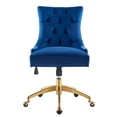 thumbnail image 4 of Regent Tufted Performance Velvet Office Chair, 4 of 8
