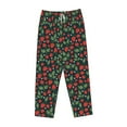 thumbnail image 4 of Balery Strawberry print Women's Pajama Pants,Ultra Lightweight Pjs,Lounge Pant-Small, 4 of 9