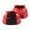 Red(RE), variant on Horze No Turn Overreach Rubber Bell Boots for Horses