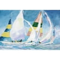 thumbnail image 3 of Slivka, Jane 18x13 Black Modern Framed Museum Art Print Titled - Sailing Away I, 3 of 5