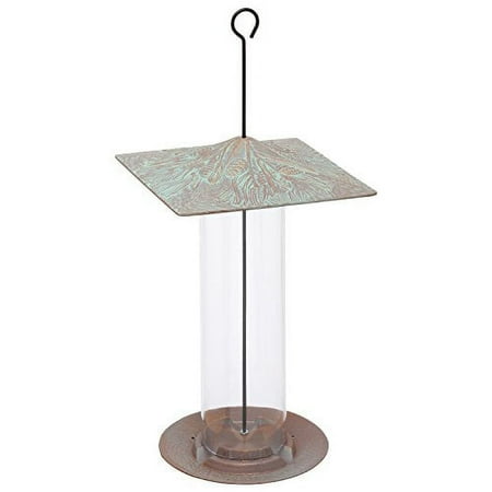 12" Pinecone Tube Feeder - Copper Verdi
