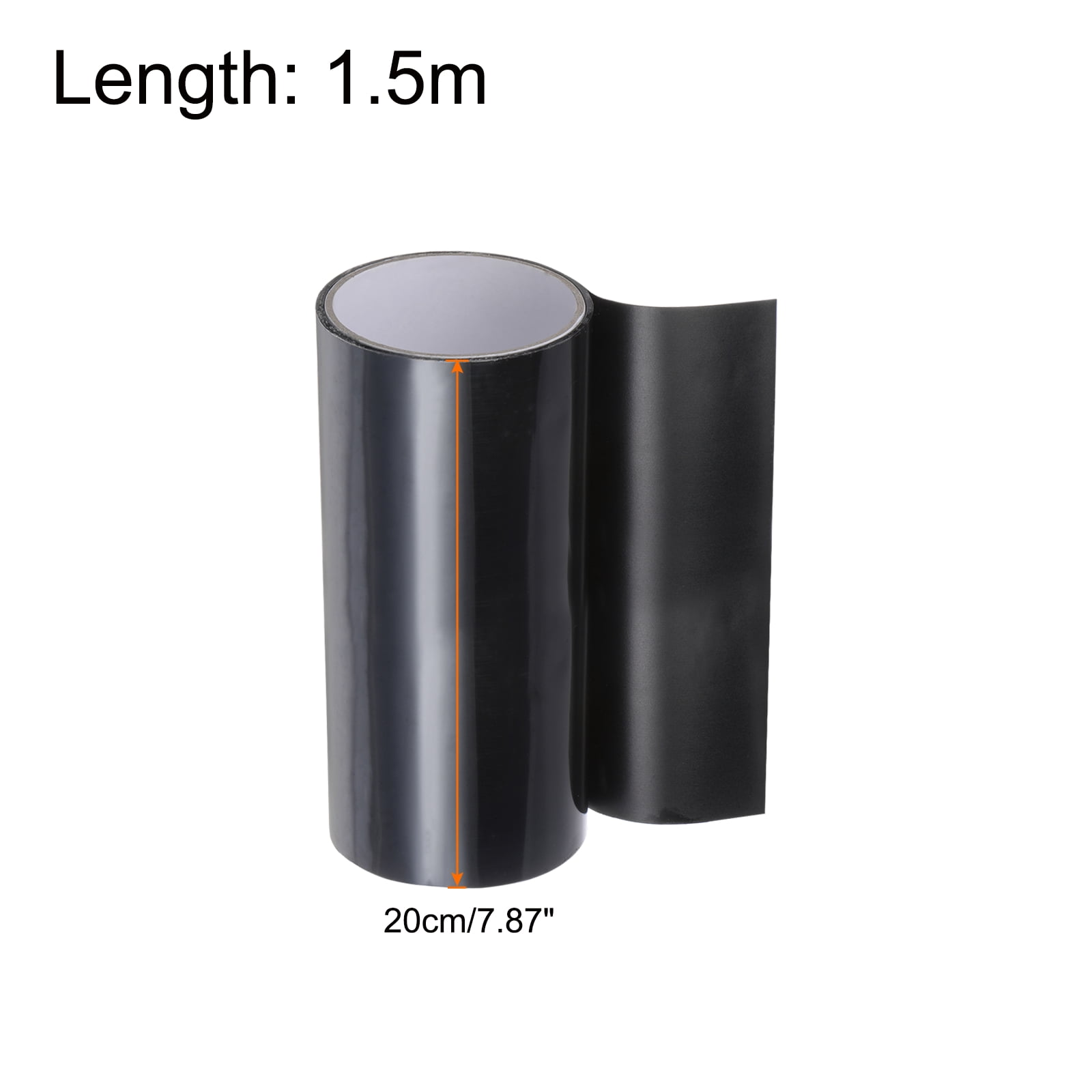 Uxcell Waterproof Patch Seal Tape 8"x5' Leak Repair Tape for Plastic Bucket/Basin Hoses Duct Pipes, Black