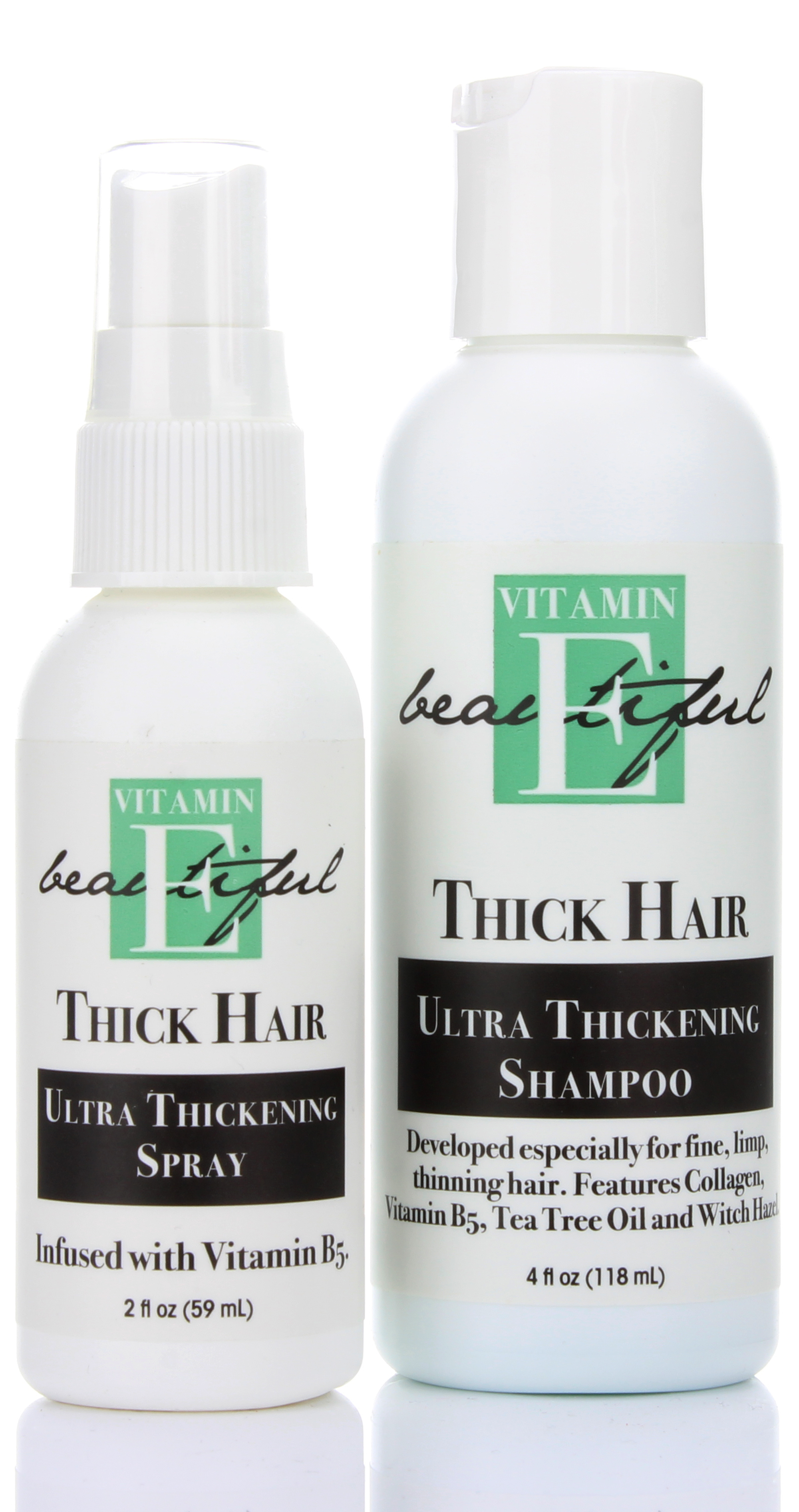 Vitamin E Beautiful 2 Piece Hair Thickening Set 4oz Vitamin E