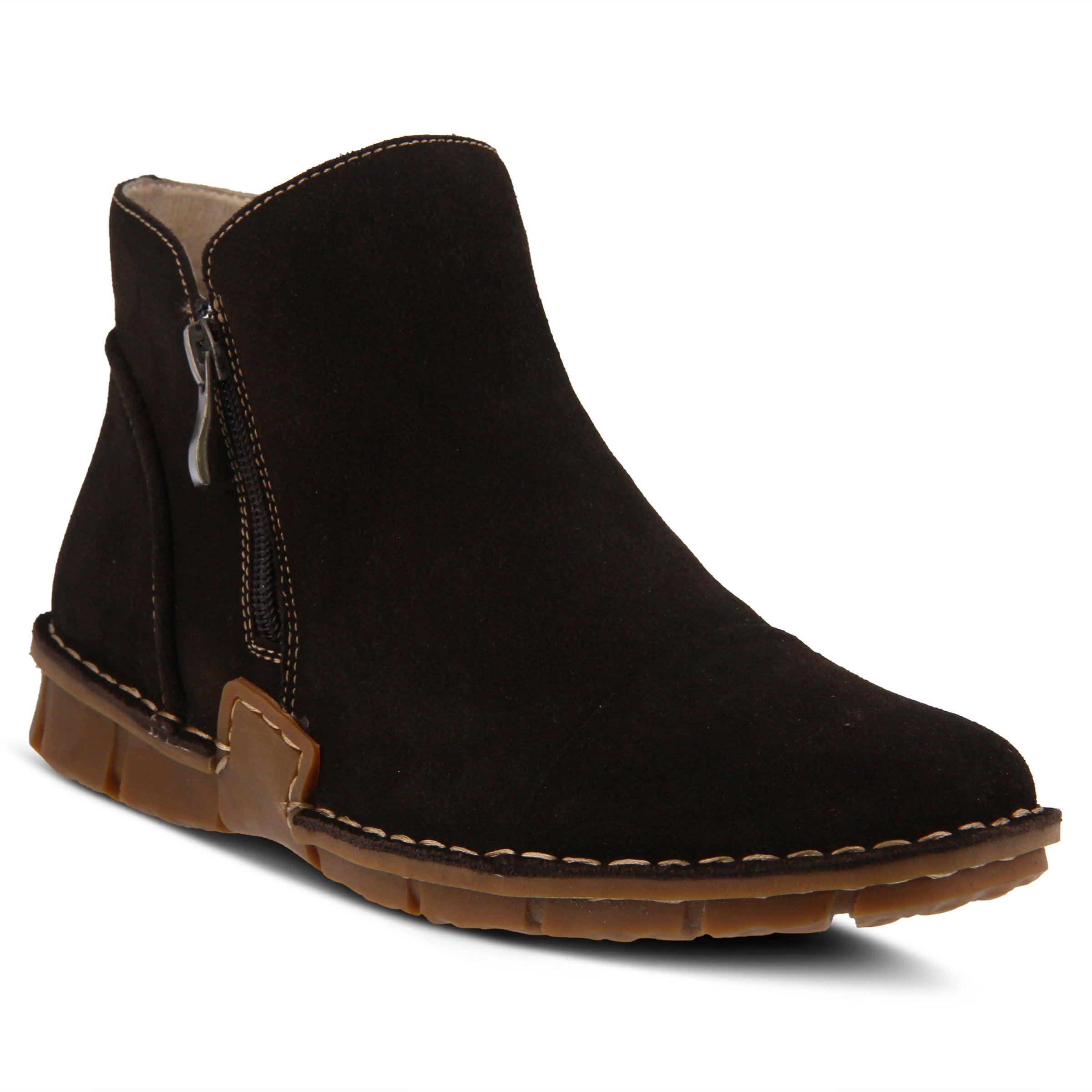 Spring Step Kasey Boots Brown Suede 