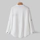 thumbnail image 5 of Moda Mujer Causal Rounk Cuello Impresión Blusa Camiseta de manga larga Otoño Bolsillo Tops Fridja  hkj1819, 5 of 9