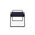 thumbnail image 5 of Gansett Reception Waiting Room Healthcare 2-Seat Bench / Black Steel / Navy Blue, 5 of 5