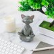 thumbnail image 1 of Estatua de meditación Estatua de gato Zen Yoga Decoración Figura Resina Meditación Yoga Decoración Feng Shui Adorno Escultura Colección Artesanía Césped Jardín De, 1 of 1