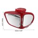 thumbnail image 3 of 1 pieza de espejo de punto ciego del lado del conductor delantero izquierdo rotación de 360 grados ajustable espejo retrovisor convexo de gran angular de doble cara universal para automóviles rojo, 3 of 7