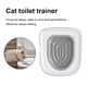 thumbnail image 4 of Entrenador de inodoro universal para gatos con clip de plástico WC Entrenador de inodoro Accesorios para mascotas, 4 of 5