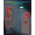 thumbnail image 5 of is Specially Designed for Samsung Galaxy S20 Plus/S20+ Anti-Fingerprint, Built-in 360° Rotating Ring Bracket Solid and Durable Magnetic car Phone case, Suitable for 6.7inches Women-Red, 5 of 12
