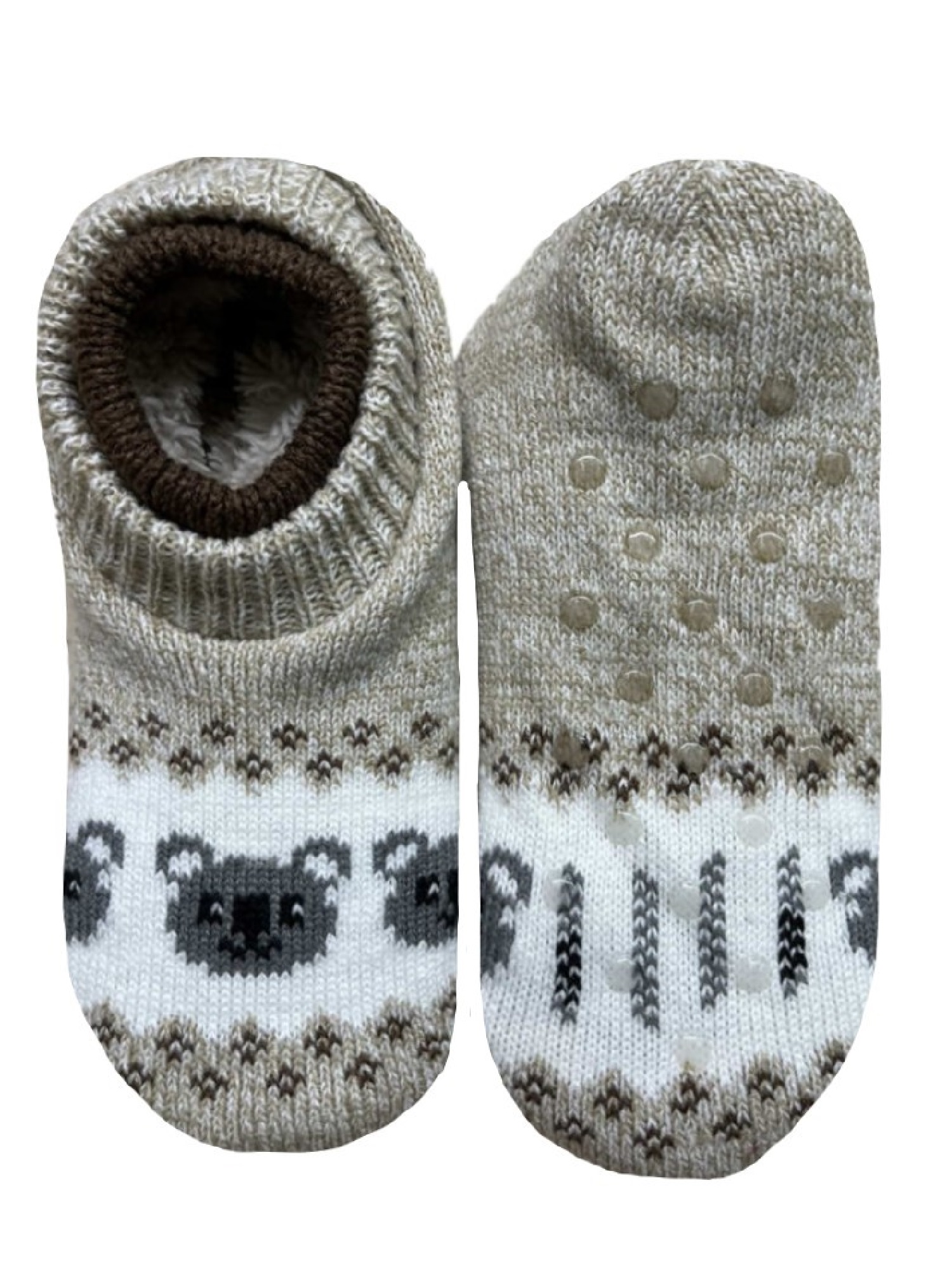 Women's Chenille Knit Slipper Socks with Gripper Bottoms – Fuzzy Babba