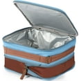 thumbnail image 4 of Arctic Zone Canvas Expandable Horizontal Lunch Box with Removable Shoulder Strap - Blue, 4 of 9