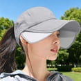 thumbnail image 2 of SRZYMJ Womens Sun Hat with Neck Flap Baseball Hat Lightweight For Wide Brim Hat For Hiking Running Camping, 2 of 4