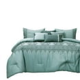 thumbnail image 2 of HGMart Bedding Comforter Set Bed In A Bag - 7 Piece Luxury microfiber Bedding Sets - Oversized Bedroom Comforters,Queen, 2 of 5
