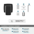 thumbnail image 6 of Amerock Revitalize Matte Black Single Prong Robe Hook, 6 of 9