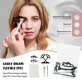 thumbnail image 1 of Juego de herramientas para sombras de ojos, aplicador de maquillaje con pincel, protector de rímel, guía, delineador de ojos, plantilla para ojos, herramienta de maquillaje, regla para cejas, 1 of 7