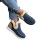 thumbnail image 5 of Botas Acogedoras Mujeres Zapatos Pelares Pelaje Fuera Piel Sintética Toe para Viajes Al Aire Libre, 5 of 8