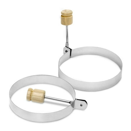 Egg Mold - 2 Pc Egg Ring Round Non Stick 3.5