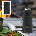 thumbnail image 3 of koolsoo Fuel Bottle Holder Propane Tank Pockets Feature Heavy Cylinder Holder Tank Cover Rigg Saddlebags Fuel Bottle for Trails Black, 3 of 8