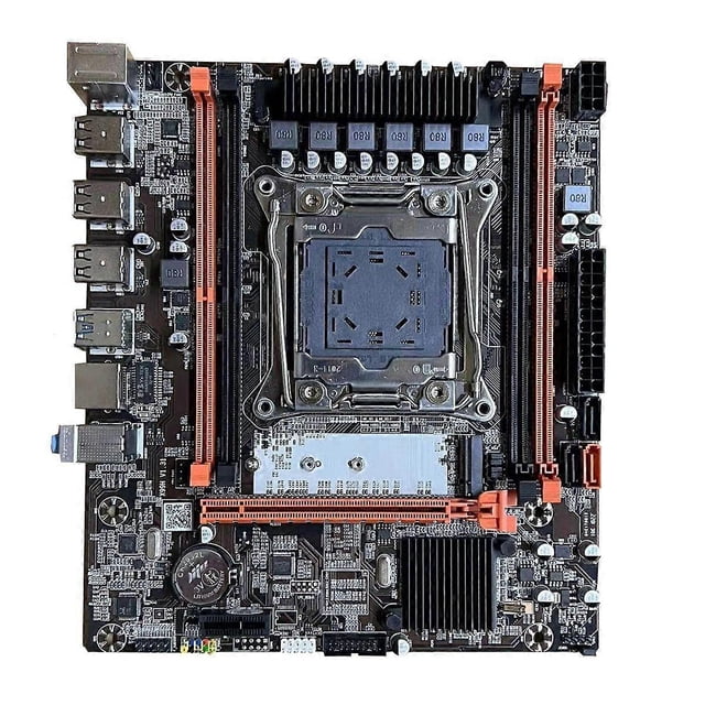 X99H Desktop Motherboard+E5 2673 V3 CPU+Thermal Grease LGA2011-V3 B85 DDR3X4 ECC Slot M.2 NVME PCI-E 3.0 X16