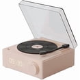 thumbnail image 1 of wonima11 Vintage Vinyl Record Player Style Bluetooth Speaker Phonograph Style Retro Bluetooth Speaker Pink Cute Look Gift for Girls Good Bass Enhancement Loud Volume, 1 of 1