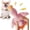 Pink, variant on Mellow Dog Duck Toy – 18″×15″ Large Soothing Pink Calming Duck with Quack Sound, Comfort for Dogs, Indoor Pet Toy