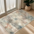 thumbnail image 5 of KUETH 2'x3' Area Rugs for Living Room, Non Slip Machine Washable Vintage Indoor Rug, Low Pile Print Rug for Bedroom Dining Room Home Office, 5 of 8