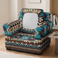 thumbnail image 3 of FKELYI Stretch Couch Cover for Living Room Armchair Slipcover with Individual Cushion Cover Aztec Tribal Geometric Print Non-Slip Washable Furniture Protector Sofa Decor, 3 of 7