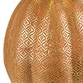 thumbnail image 5 of Northlight Touch of Gold Textured Fall Harvest Pumpkin Decoration - 9.75", 5 of 6