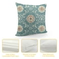 thumbnail image 4 of Nawypu Floral Decorative Throw Pillowcases Soft Flower Floral Damask Pattern Throw Pillow Covers Royal Victorian Pattern Pillow Cases Cushion Covers Room Decorations Blue Cushion Case, 4 of 5