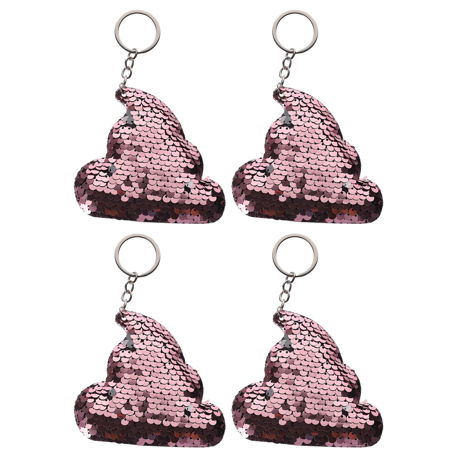 Key Chain Poop Hanging Gifts Keychain Backpack Ring Dark Pendants Keyring  Shape Favors Birthday Novelty Holder 