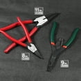 thumbnail image 2 of SPEEDWOX 9 inch Angle Tip Lock Ring Pliers for Transmission, Flat Nose Retaining Ring Pliers with Black Oxide Finish, 2 of 6