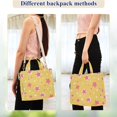 thumbnail image 4 of FORMRS Womens Corduroy Tote Bag Crossbody Shoulder Handbag with Pocket, Yellow Stars, 4 of 7