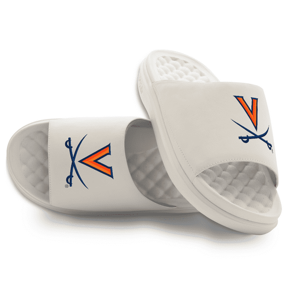 Unisex ISlide Cream Virginia Cavaliers Primary Motive Slide Sandals