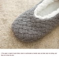 thumbnail image 3 of Minnieouse Calcetín de suelo para hombre y mujer, pantuflas cálidas de invierno gruesas suaves para sala de estar y dormitorio, pantuflas antideslizantes Calzado Morado oscuro Tipo 3 Minnieouse AP013437-06, 3 of 6