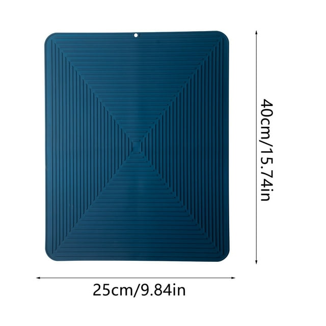 Rubber Bar Mat Thickened Dining Mat Bar Mat Drainage Slip Mat Insulation Mat Stove Mat