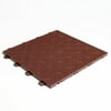 BlockTile Garage Flooring Diamond-Top Interlocking Tiles, Set of 27