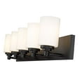 thumbnail image 4 of Z Lite 485-5V-MB 39 in. Soledad 5 Light Matte Black Vanity Light, 4 of 6