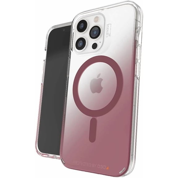 Zagg Gear4 Milan Snap for Apple iPhone 13 Pro Rose / Clear [MagSafe Compatible]